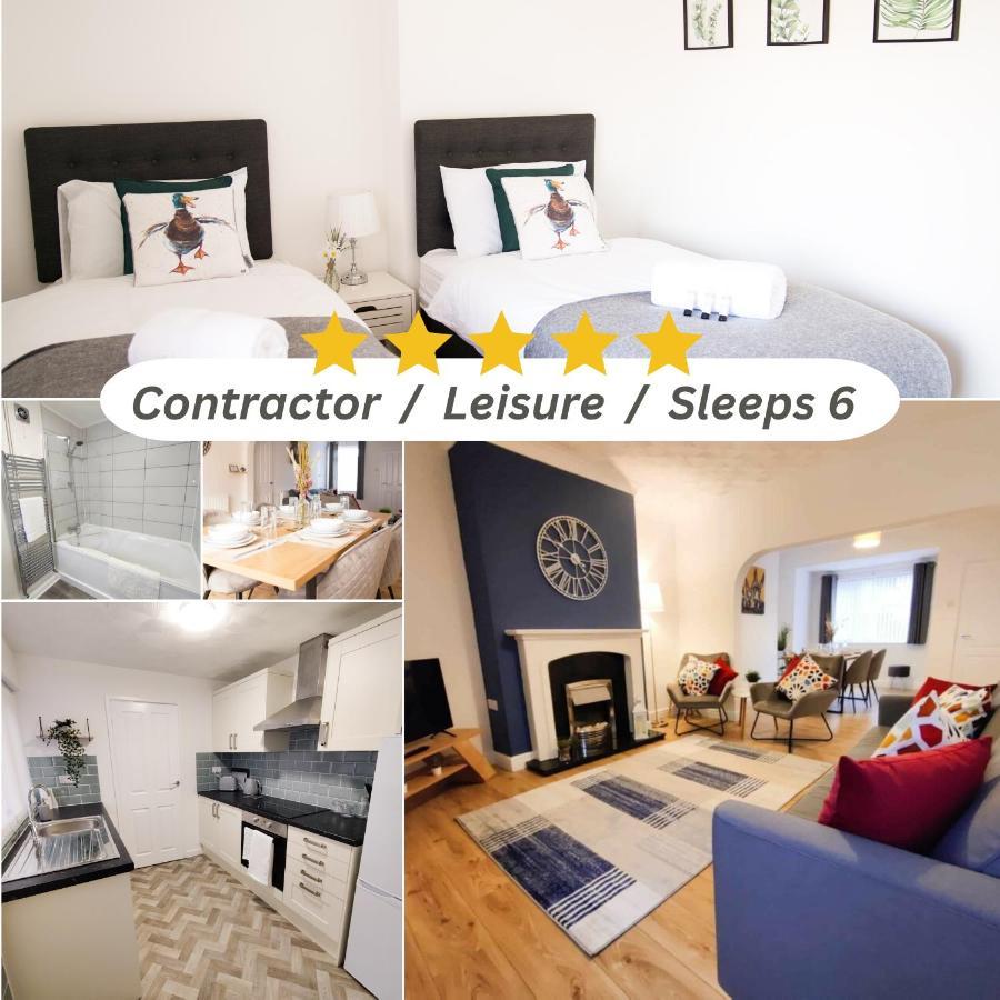 Appartamento 3Br-St Johns Hse-Free Parking-Workers-Kitchen-Wifi-Dog Friendly Doncaster Esterno foto